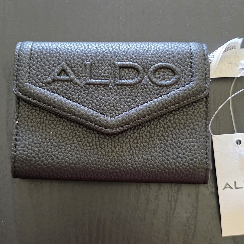 ALDO Black Textured Wallet